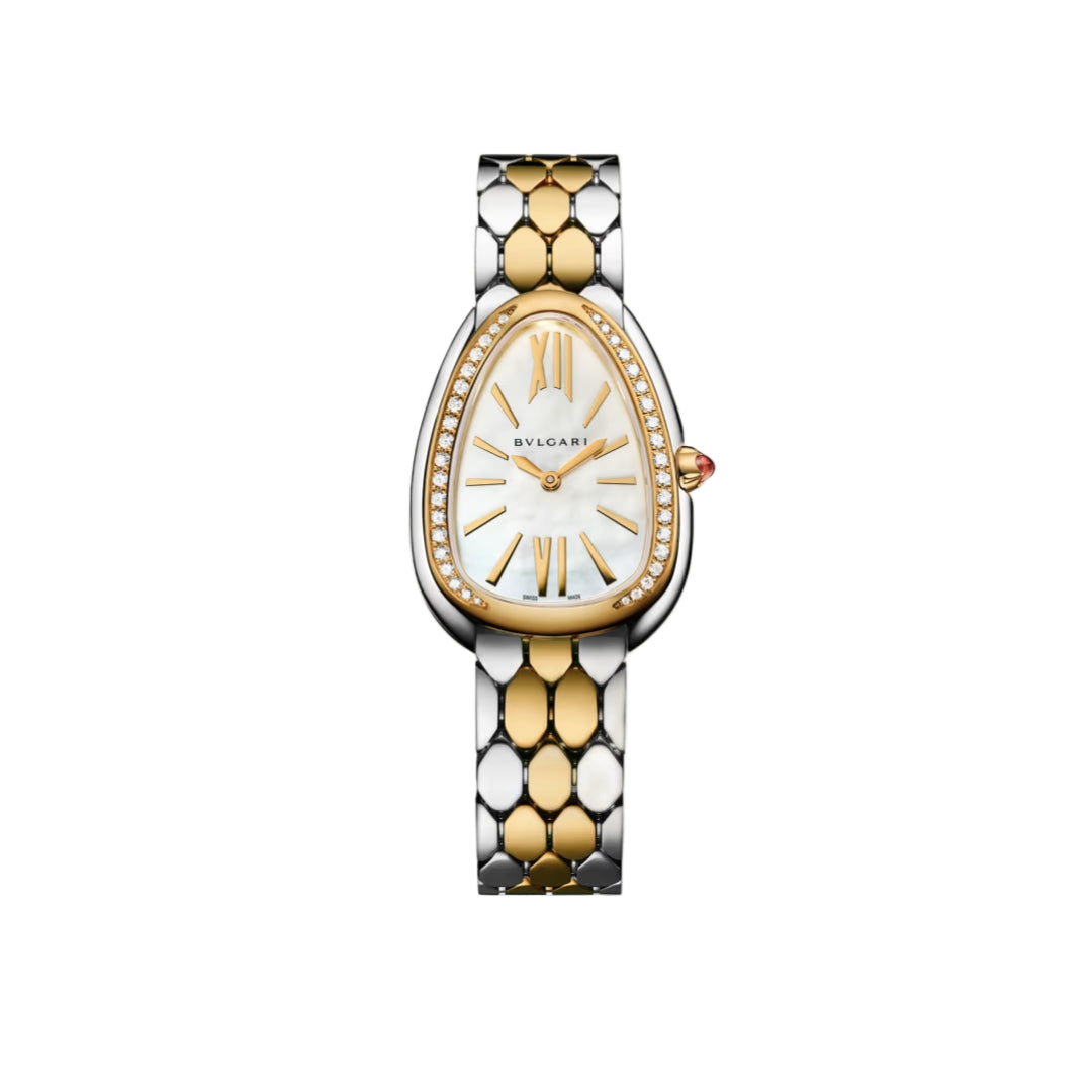 Bvlgari Serpenti Seduttori Yellow Gold Diamond Watch - Elegant Luxury Women's Timepiece