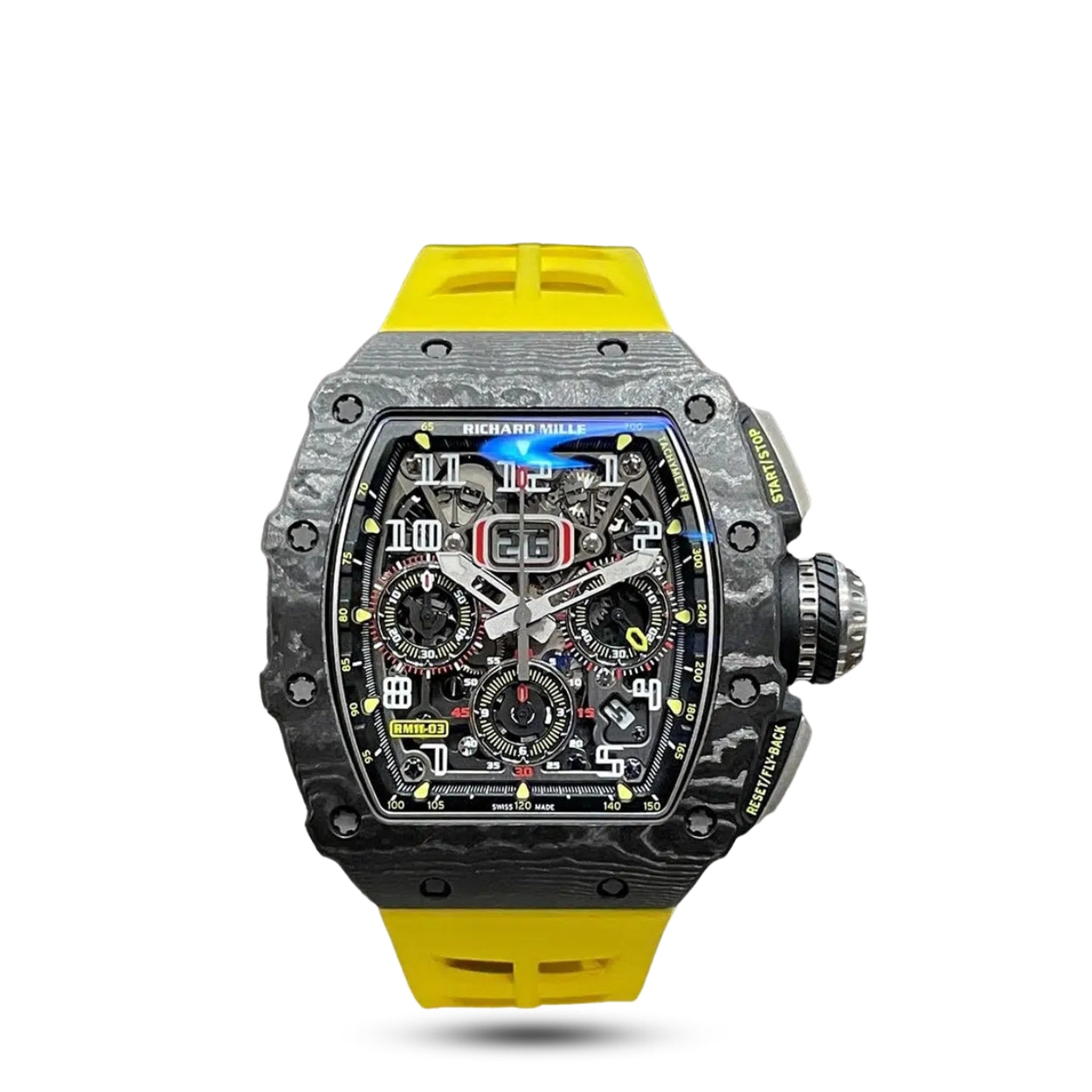 Richard Mille RM 011 Flyback Chronograph Automatic Luxury Sport Watch Men's