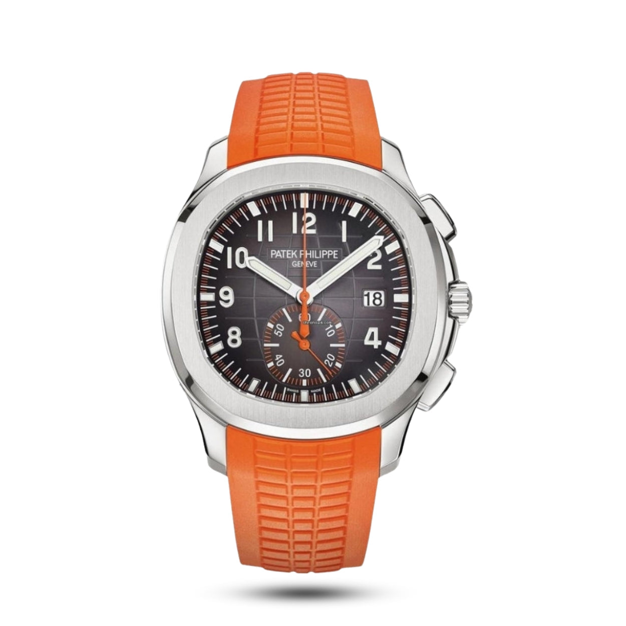 Patek Philippe Aquanaut 5968A Orange Luxury Stainless Steel Sports Watch for Men