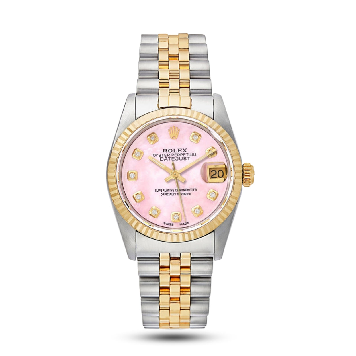 Elegant Rolex Lady-Datejust 28mm Automatic Diamond Dial Luxury Women's Watch