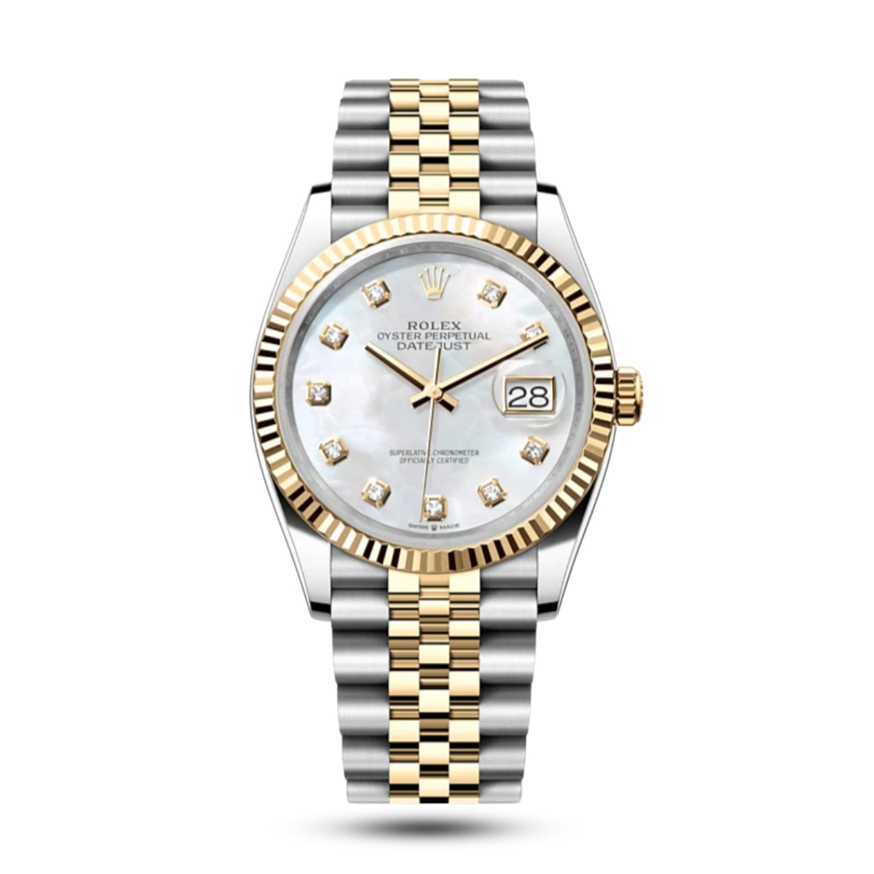 Timeless Rolex Datejust 36 Automatic Stainless Steel Luxury Watch Fluted Bezel