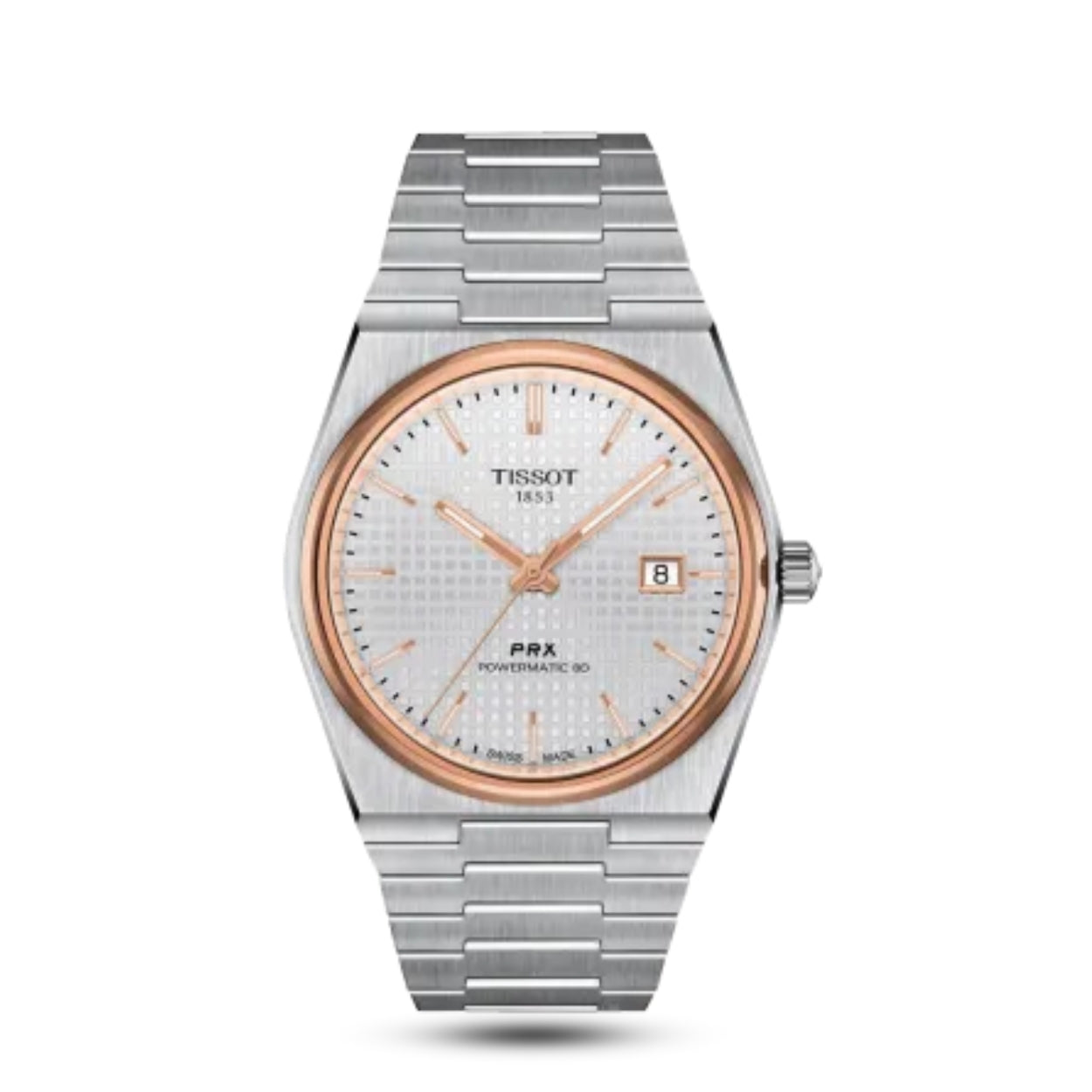 Tissot PRX Powermatic 80 White Dial Automatic Men's Luxury Watch