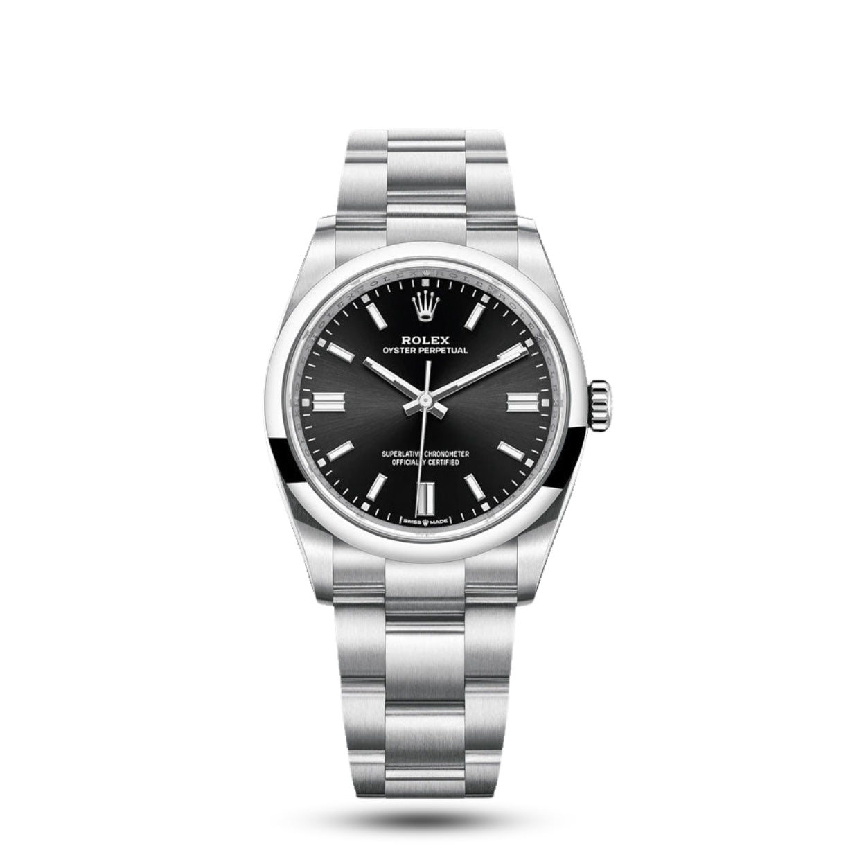 Exquisite Rolex Oyster Perpetual Black Dial Automatic Luxury Men's Watch