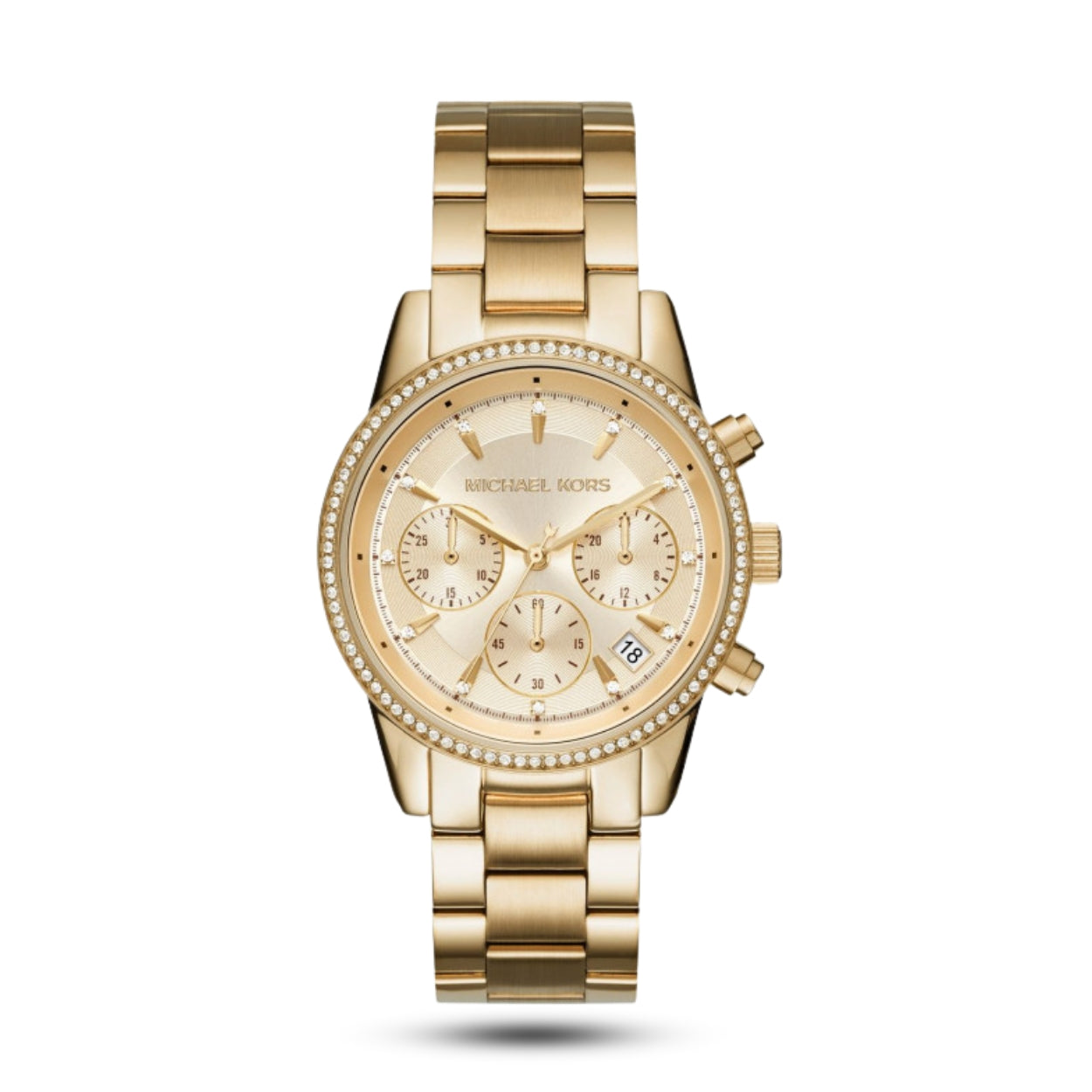 Chic Michael Kors MK5698 Gold-Tone Women's Quartz Analog Wristwatch with Date
