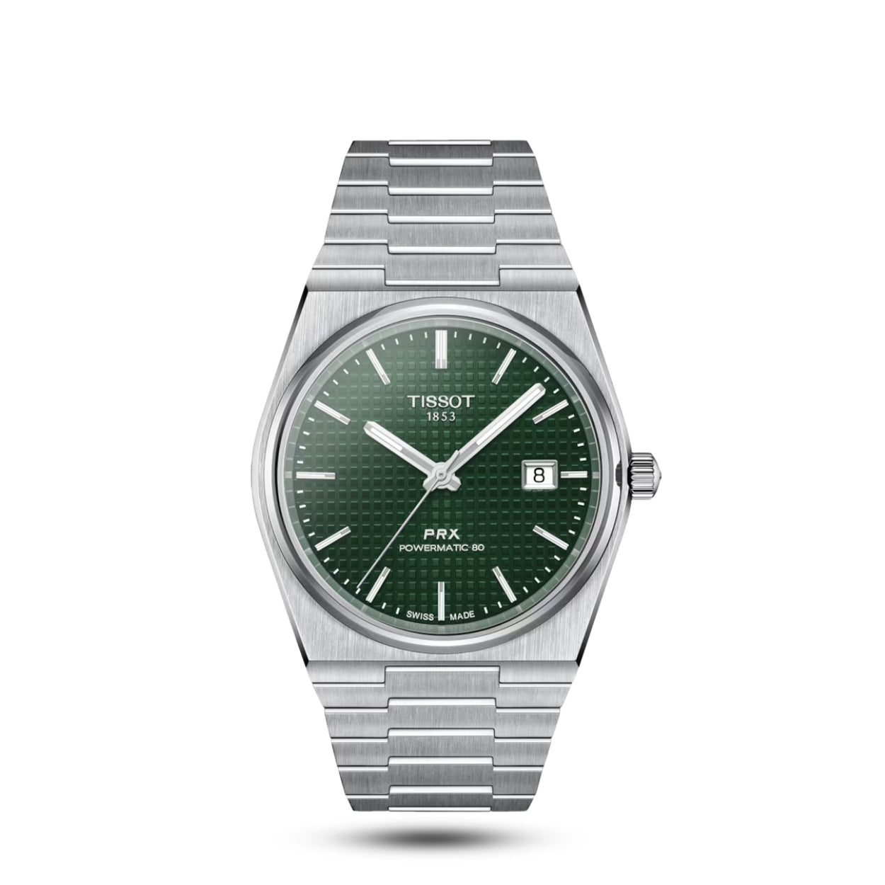 Tissot PRX Powermatic 80 Green Dial Automatic Men's Luxury Steel Watch