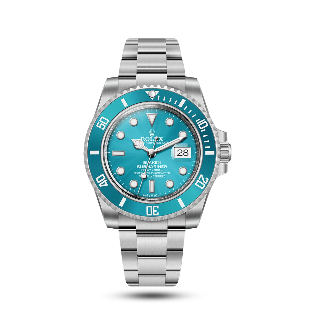 Blaken Submariner Blue DLC Custom Luxury Automatic Dive Watch Timepiece