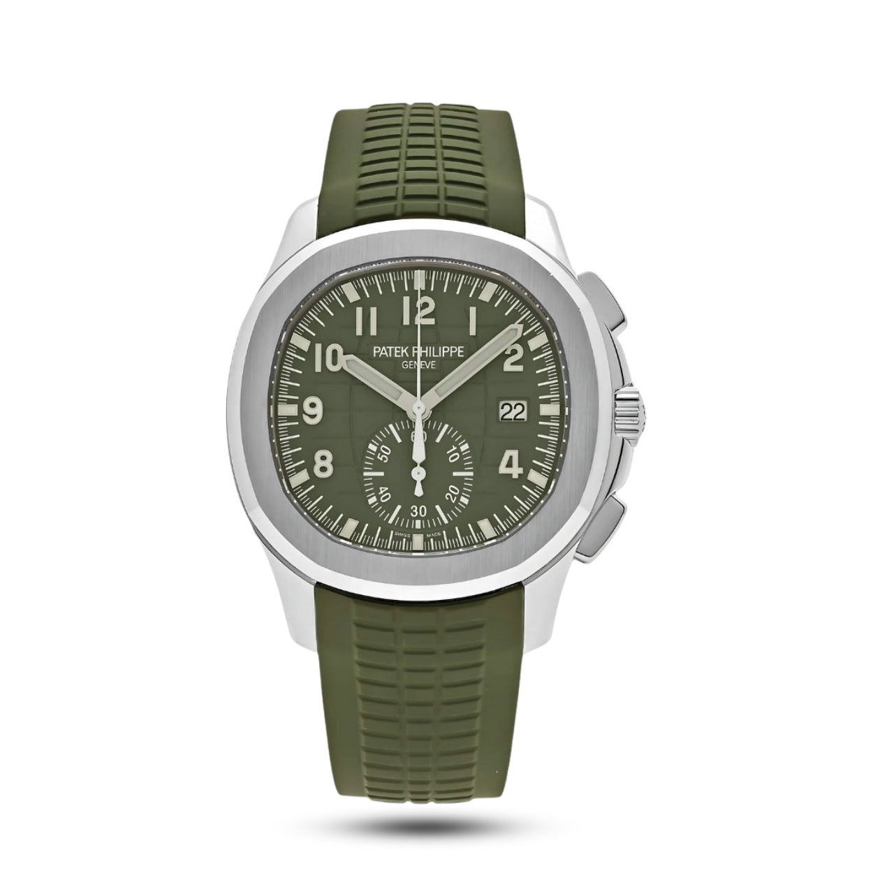 Patek Philippe Aquanaut 5968G Luxury White Gold Chronograph Sport Watch