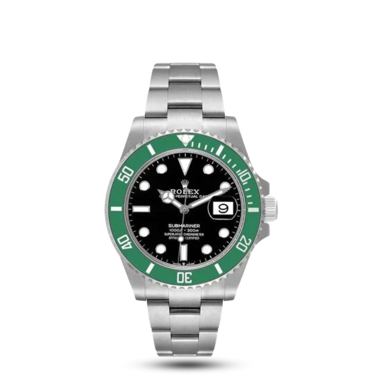 Luxury Submariner Green Bezel 16610LV Men's Automatic Stainless Steel Dive Watch