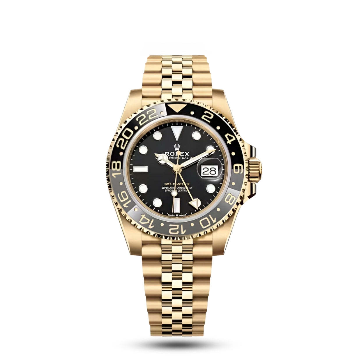 Exquisite Rolex GMT Master-II Gold Jubilee Automatic Men's Luxury Watch