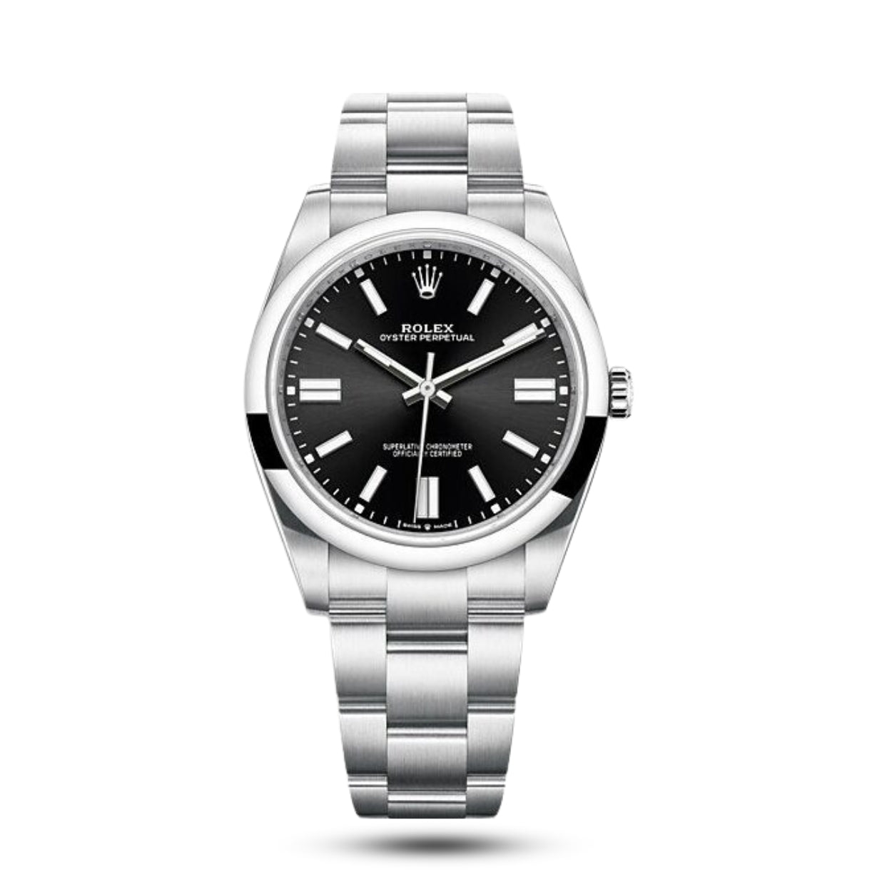 Classic Black 41mm Elegant Men's Luxury Watch - Precision Timepiece 124300