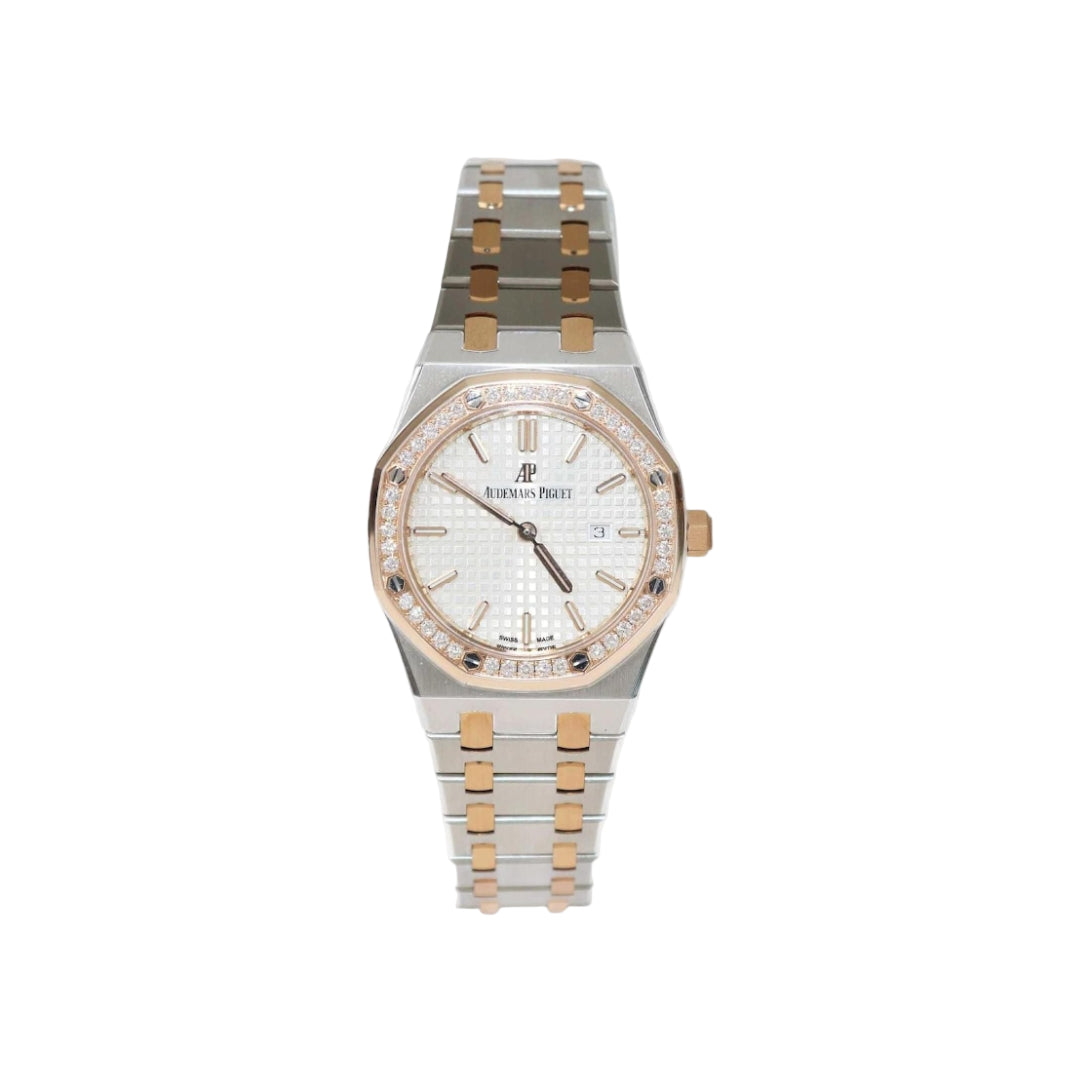 Audemars Piguet Royal Oak Bicolor Diamond Bezel Luxury Men's Automatic Watch